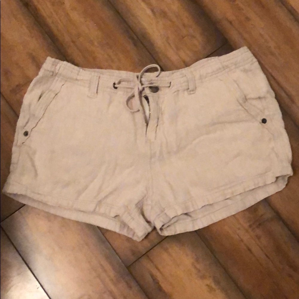 Gap Linen Khaki Shorts